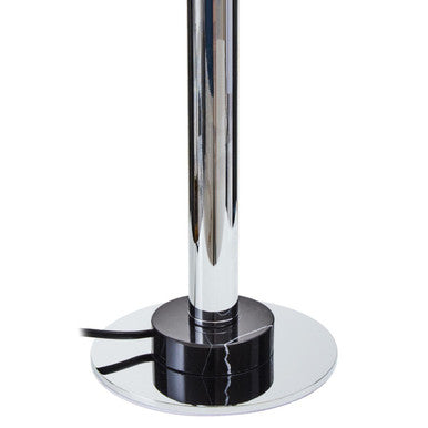 Octavia Silver Finish Metal Table Lamp