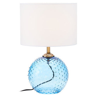 Noa Blue Glass Table Lamp