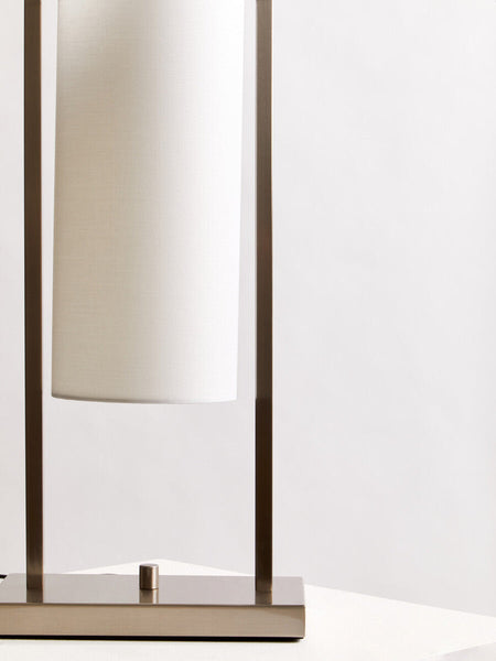 Atkins Nickel Finish Table Lamp