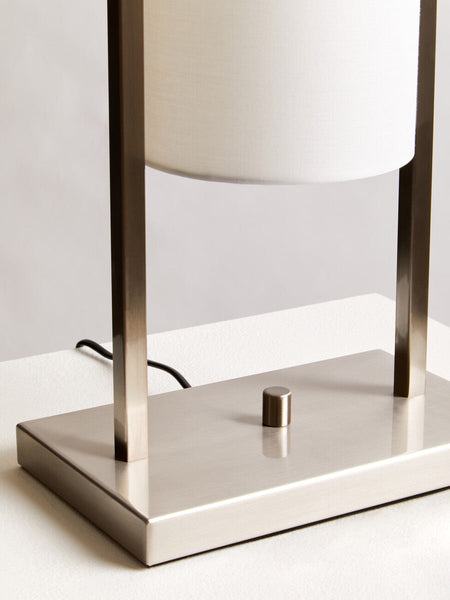Atkins Nickel Finish Table Lamp