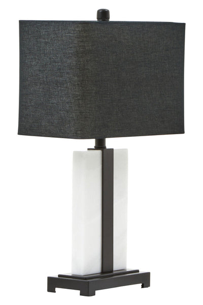 Black and White Marble Table Lamp | Elvie