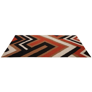Bosie Villon Zig Zag Pattern Rug