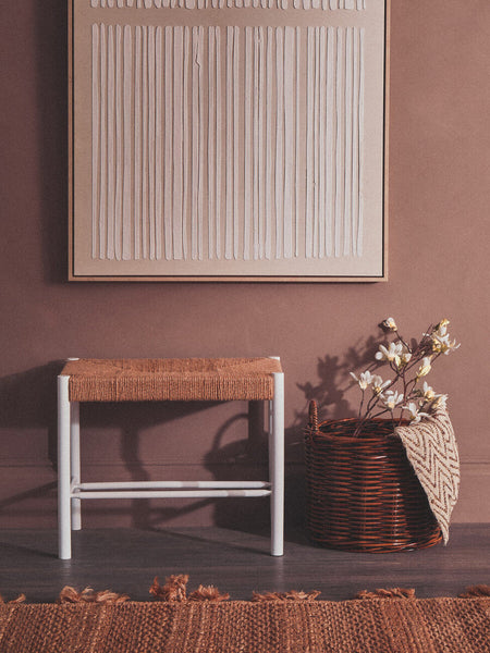 Argento Brown Rattan Storage Baskets- Set of 3
