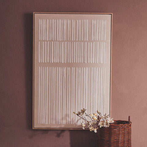 Natural Textured Canvas Wall Art | Astratto