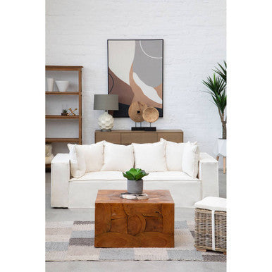 Surak Teak Wood Square Coffee Table