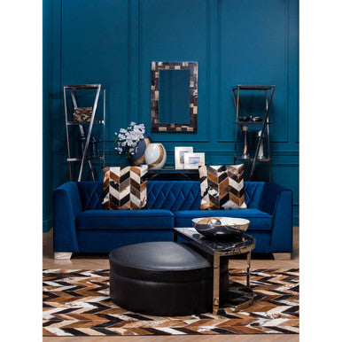 Black Stool and Coffee Table Set with Nesting Design | Piermount
