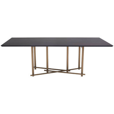 Delta Walnut Veneer Rectangular Dining Table