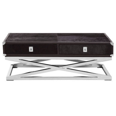 Kensington Townhouse Hair On Hide Coffee Table