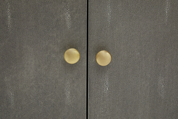 Deskey Grey Shagreen Effect Media Unit