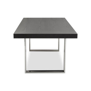 Ulmus Black Elm Wood Dining Table