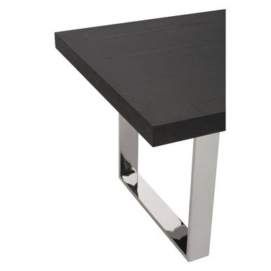 Ulmus Black Elm Wood Dining Table
