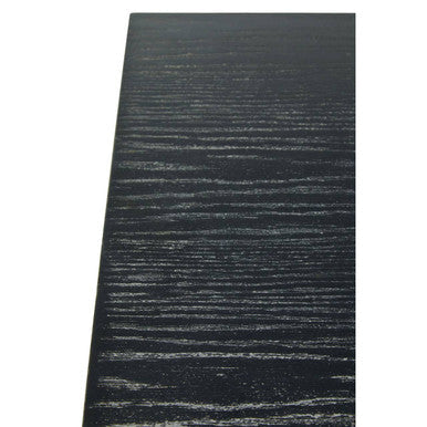 Black and Grey Square Coffee Table with Brushed Gold Base | Lena
