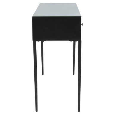 Luxor Grey Recycled Pine Wood 3 Drawer Console Table