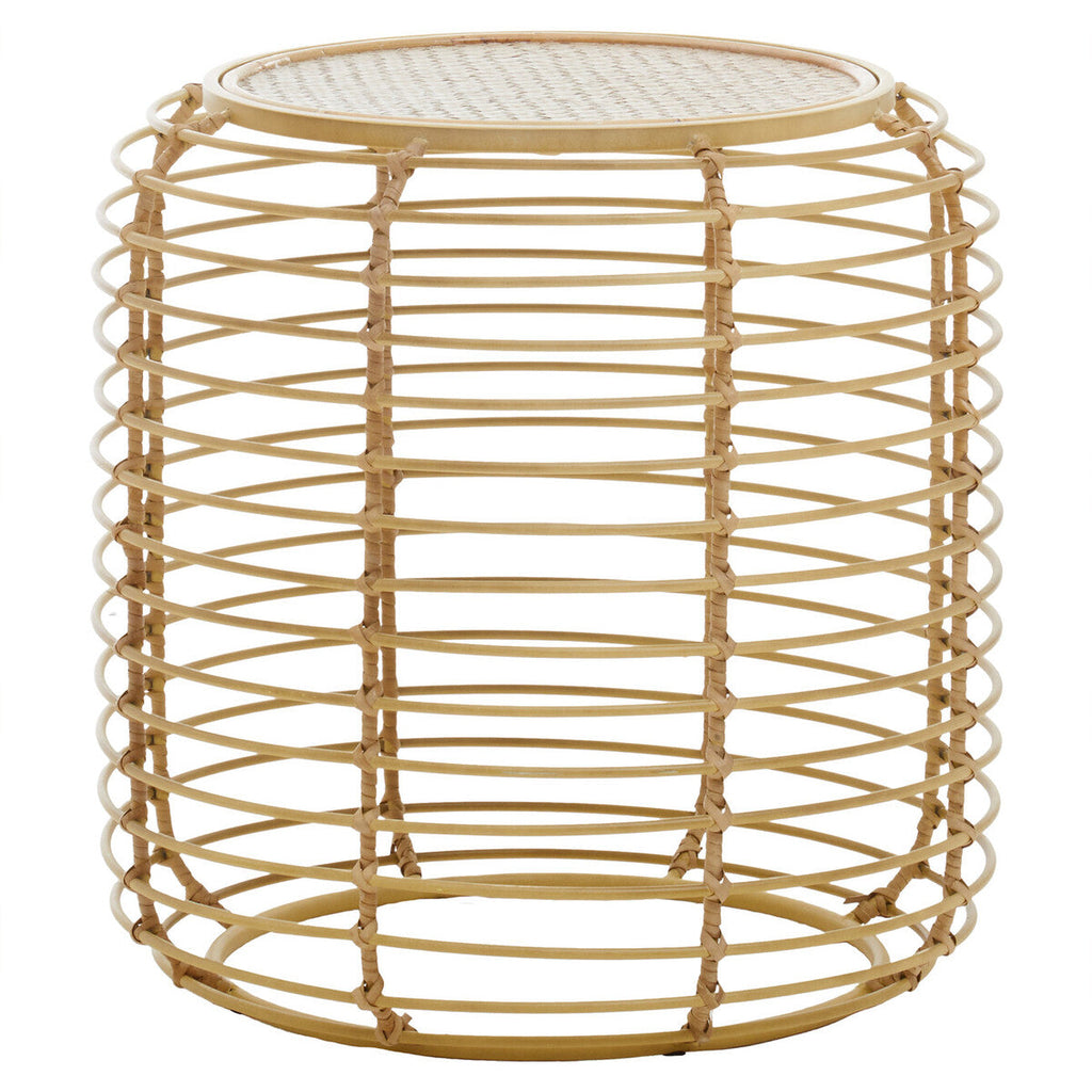 Trento Round Rattan Side Table