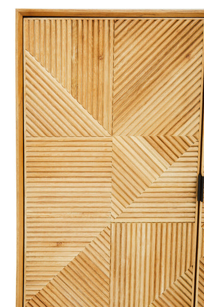 Jakara Natural Finish Cabinet with Drawers