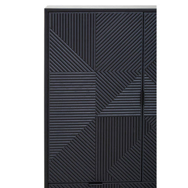 Jakara Black Finish Cabinet