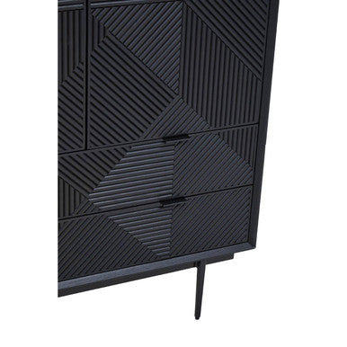 Jakara Black Finish Cabinet