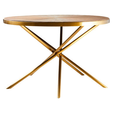 Jana Natural Wooden Round Dining Table