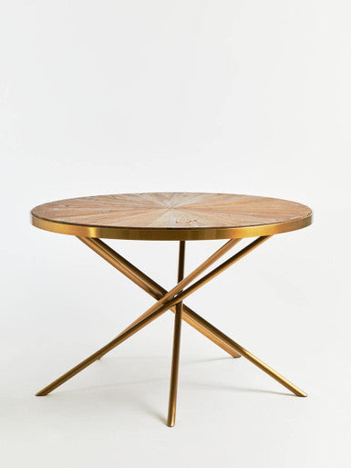 Jana Natural Wooden Round Dining Table