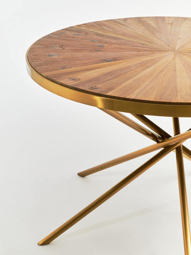 Jana Natural Wooden Round Dining Table