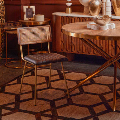 Jana Natural Wooden Round Dining Table
