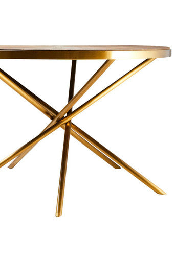 Jana Natural Wooden Round Dining Table
