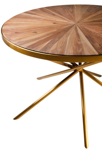 Jana Natural Wooden Round Dining Table