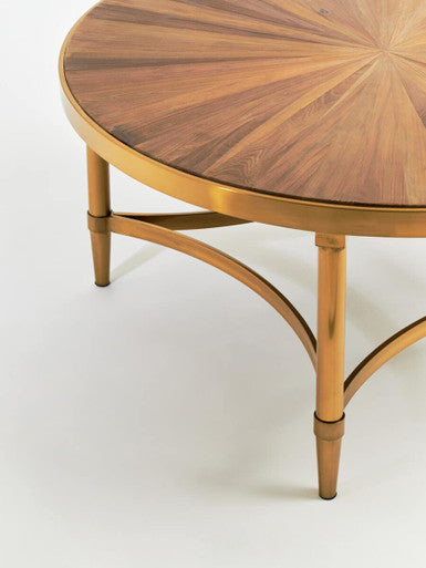 Jana Natural Wooden Round Coffee Table