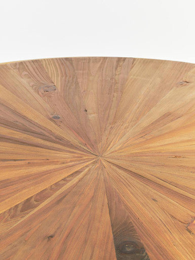 Jana Natural Wooden Round Coffee Table