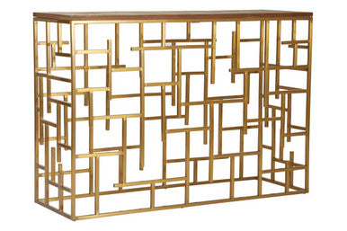 Jana Natural Wooden Console Table