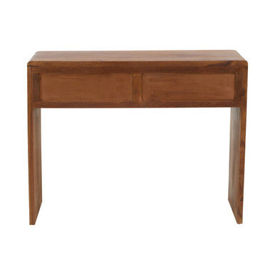 Brown Sheesham and Acacia Wood Console Table with Two Storage Drawers | Surati