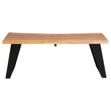 Surax Acacia Wood with Live Edge Coffee Table