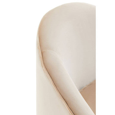 Yasmeen Mink Velvet Armchair