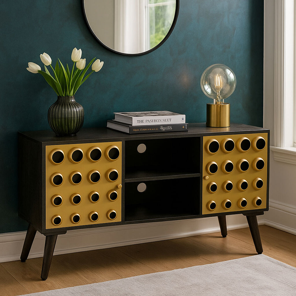 Mango Wood Media Unit | Arti