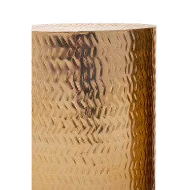 Templar Gold Finish Set of 2 Side Tables and Stools