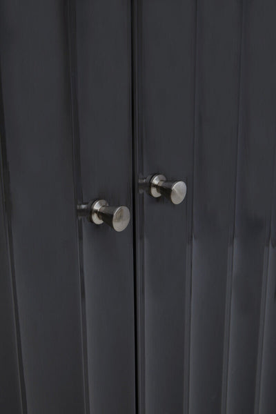 Genoa Grey Gloss Finish Cabinet