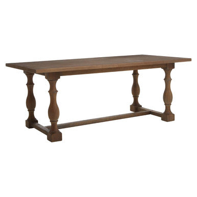 Parkside Natural Oak Wood Rectangular Dining Table