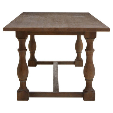 Parkside Natural Oak Wood Rectangular Dining Table