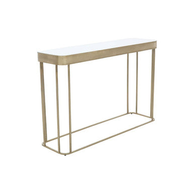 Ella Mirrored Console Table with Gold Finish Frame