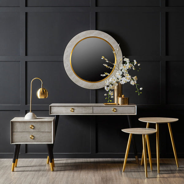 Cadio Set Of Two Shagreen Tables