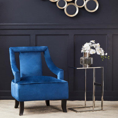 Oria Silver Side Table
