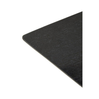 Set of 3 Black Marble Triangular Nesting Tables with Matte Gold Metal Frames | Varana