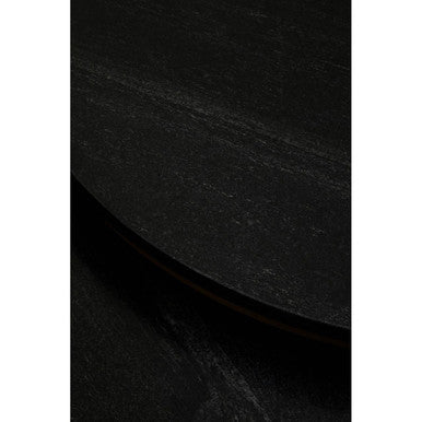 Varana Black Marble and Gold Finish Set of 2 Nesting Coffee Tables