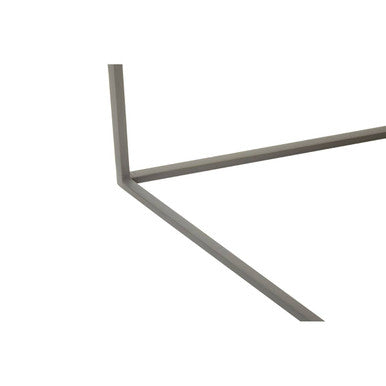 Set of 3 Nesting Side Tables with Warm Metallic Round Tops and Grey Metal Bases | Korba