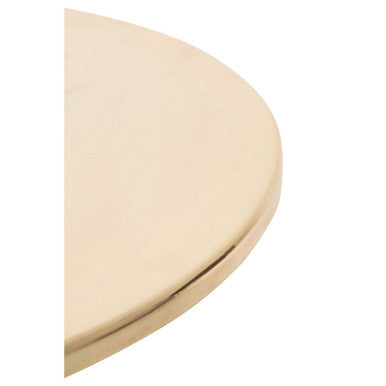 Amira Gold Finish Round Side Table