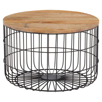 Pali Natural Mango Wood Side Table