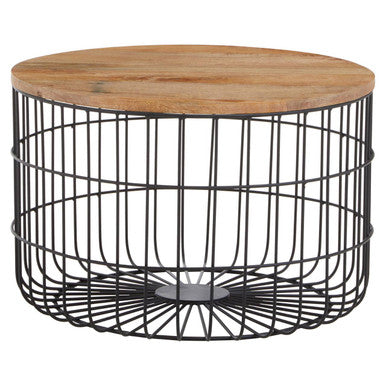 Pali Natural Mango Wood Side Table