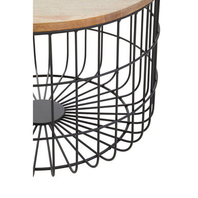 Pali Natural Mango Wood Side Table