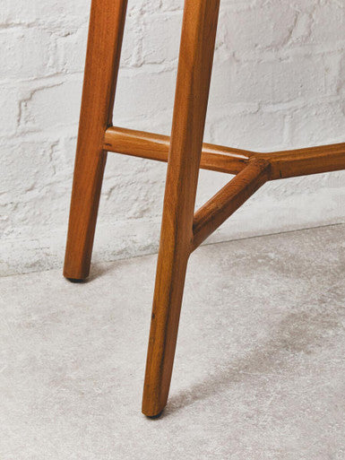 White Marble Top Console Table with Sustainable Acacia Wood Base | Myan