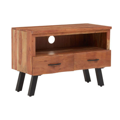 Nashik Two Drawer Acacia Media Unit